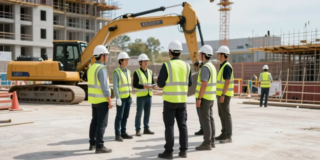 Construction Site Security by trusted local professionals ensuring safety at a construction site.