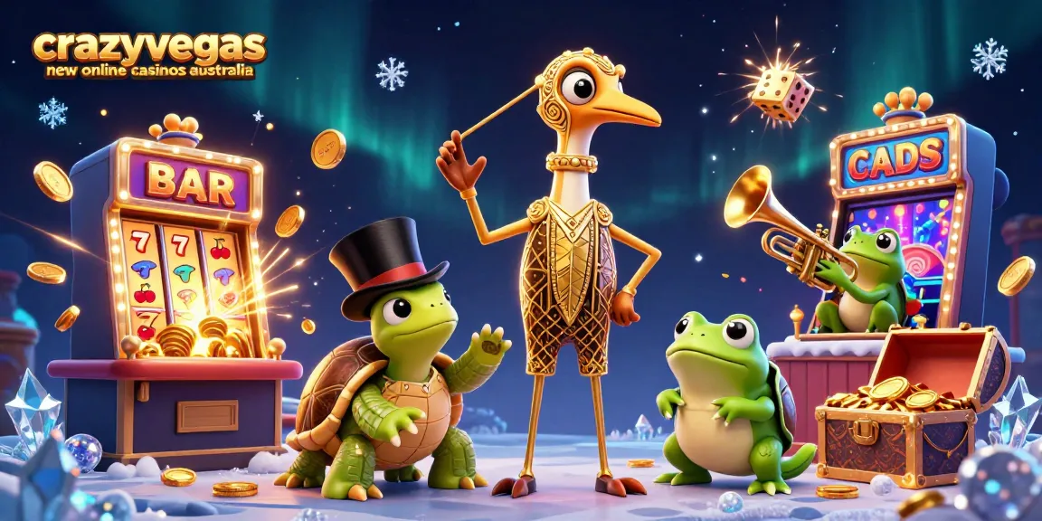 Play exciting games at crazyvegas new online casinos australia with vibrant characters and captivating winnings.